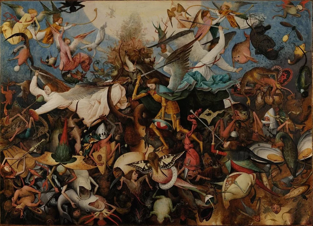 Chute des anges rebelles Pieter Brueghel