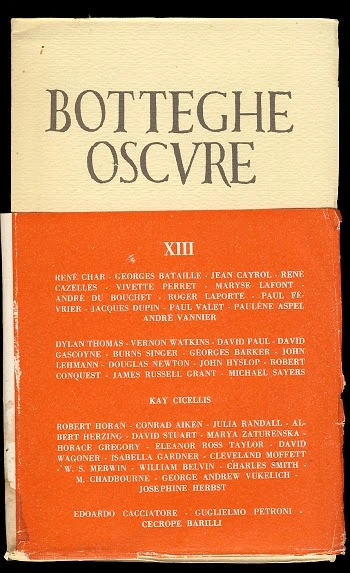 botteghe oscure Dylan Thomas