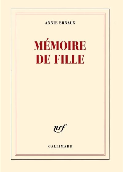 Mémoire de fille analyse