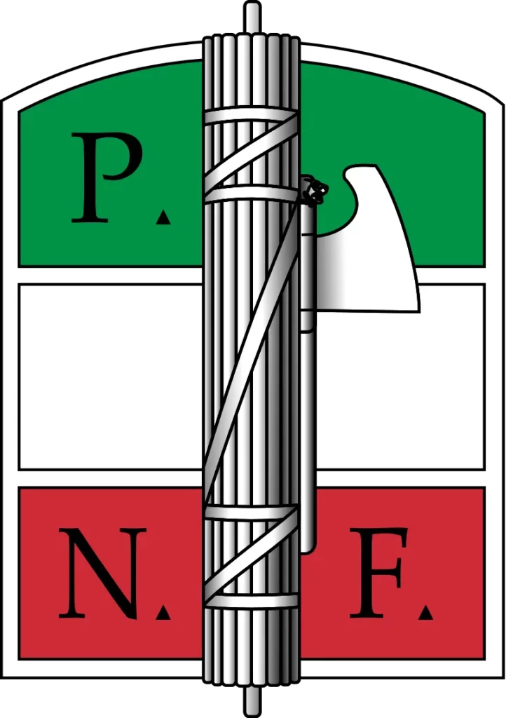 logo PNF Mussolini fascisme