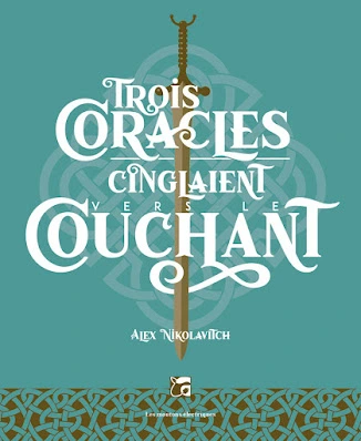 trois coracles cinglaient vers le couchant